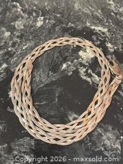 MaxSold Auction: Vintage Milor Italy Italian 925 Sterling Silver Braided Multi-Strand Necklace - Pickering (Ontario, Canada) PARTNER MANAGED Estate Sale Online Auction - Granite Court