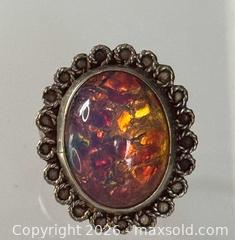MaxSold Auction: Vintage Southweastern Mexico  Silver Ring with Multicolor Mexican Opal - Pickering (Ontario, Canada) PARTNER MANAGED Estate Sale Online Auction - Granite Court