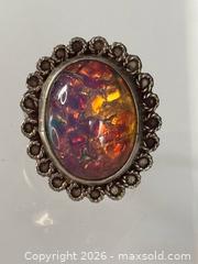 MaxSold Auction: Vintage Southweastern Mexico  Silver Ring with Multicolor Mexican Opal - Pickering (Ontario, Canada) PARTNER MANAGED Estate Sale Online Auction - Granite Court