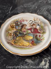 MaxSold Auction: Vintage Sterling Silver Jewelry Lot – Ring, Clip-On Earrings, Pearl Brooch Trinket Plate - Pickering (Ontario, Canada) PARTNER MANAGED Estate Sale Online Auction - Granite Court