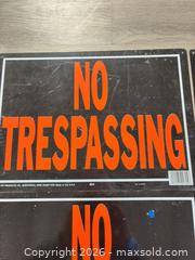 MaxSold Auction: 4HY – KO product no trespassing metal signs - Cocoa (Florida, USA) SELLER MANAGED Estate Sale Online Auction - Broadcast Court.