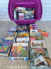 MaxSold Auction: A lot of 20 jigsaw puzzles - Cocoa (Florida, USA) SELLER MANAGED Estate Sale Online Auction - Broadcast Court.