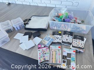 MaxSold Auction: Crafters lot – stickers, beads, tape - Cocoa (Florida, USA) SELLER MANAGED Estate Sale Online Auction - Broadcast Court.