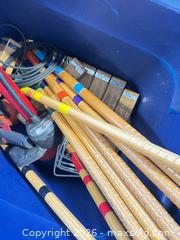 MaxSold Auction: Croquet set bicycle pump folding chairs - Cocoa (Florida, USA) SELLER MANAGED Estate Sale Online Auction - Broadcast Court.