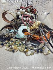 MaxSold Auction: Crystal vase full of costume jewelry - Cocoa (Florida, USA) SELLER MANAGED Estate Sale Online Auction - Broadcast Court.