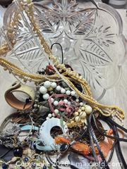 MaxSold Auction: Crystal vase full of costume jewelry - Cocoa (Florida, USA) SELLER MANAGED Estate Sale Online Auction - Broadcast Court.