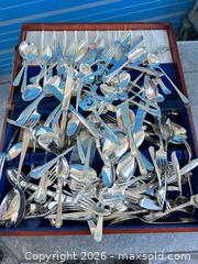 MaxSold Auction: Lot of silver plated rogers flatware  - Cocoa (Florida, USA) SELLER MANAGED Estate Sale Online Auction - Broadcast Court.