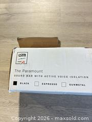 MaxSold Auction: LSTN sound bar with active voice isolation new inbox - Cocoa (Florida, USA) SELLER MANAGED Estate Sale Online Auction - Broadcast Court.