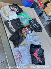 MaxSold Auction: Nine vintage T-shirts - Cocoa (Florida, USA) SELLER MANAGED Estate Sale Online Auction - Broadcast Court.