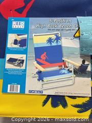 MaxSold Auction: Pair of five position high back, Rio Beach beach chairs - Cocoa (Florida, USA) SELLER MANAGED Estate Sale Online Auction - Broadcast Court.