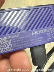 MaxSold Auction: Roku streamer and remote  - Cocoa (Florida, USA) SELLER MANAGED Estate Sale Online Auction - Broadcast Court.