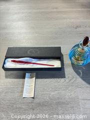 MaxSold Auction: Venetian glass pen and perfume bottle lot - Cocoa (Florida, USA) SELLER MANAGED Estate Sale Online Auction - Broadcast Court.