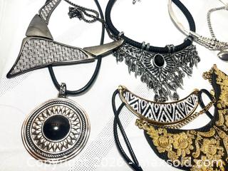 MaxSold Auction: Bib necklaces lot  - Blandford-Blenheim (Ontario, Canada) SELLER MANAGED Downsizing Online Auction -  Harmer Crescent
