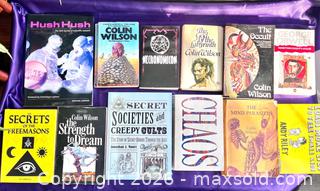 MaxSold Auction: Books - Occult Lot  - Blandford-Blenheim (Ontario, Canada) SELLER MANAGED Downsizing Online Auction -  Harmer Crescent
