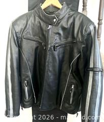 MaxSold Auction: Leather King Motorcycle Jacket  - Blandford-Blenheim (Ontario, Canada) SELLER MANAGED Downsizing Online Auction -  Harmer Crescent