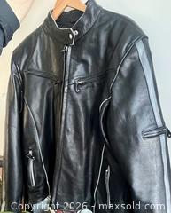 MaxSold Auction: Leather King Motorcycle Jacket  - Blandford-Blenheim (Ontario, Canada) SELLER MANAGED Downsizing Online Auction -  Harmer Crescent