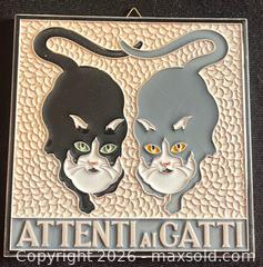 MaxSold Auction: Two Ceramic Art Tiles  - Blandford-Blenheim (Ontario, Canada) SELLER MANAGED Downsizing Online Auction -  Harmer Crescent