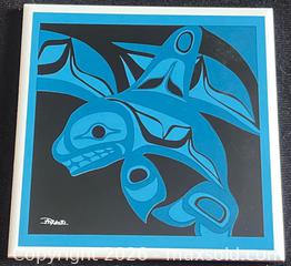 MaxSold Auction: Two Ceramic Art Tiles  - Blandford-Blenheim (Ontario, Canada) SELLER MANAGED Downsizing Online Auction -  Harmer Crescent