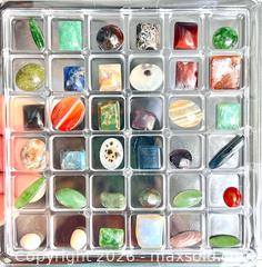MaxSold Auction: Vintage Semi-Precious Cabochons Lot  - Blandford-Blenheim (Ontario, Canada) SELLER MANAGED Downsizing Online Auction -  Harmer Crescent