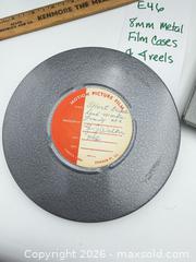 MaxSold Auction: 8mm Film Storage Cases and 4 Reels  - Bremerton (Washington, USA) SELLER MANAGED Estate Sale Online Auction - Burwell Street