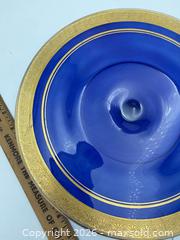 MaxSold Auction: Cobalt Blue Cake Plate - Bremerton (Washington, USA) SELLER MANAGED Estate Sale Online Auction - Burwell Street