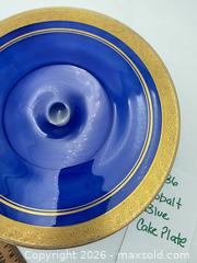 MaxSold Auction: Cobalt Blue Cake Plate - Bremerton (Washington, USA) SELLER MANAGED Estate Sale Online Auction - Burwell Street