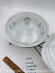 MaxSold Auction: Inland Casserole Dishes with Stand - Bremerton (Washington, USA) SELLER MANAGED Estate Sale Online Auction - Burwell Street