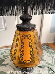 MaxSold Auction: Mid-Century Lamp with Modern Custom Shade - Bremerton (Washington, USA) SELLER MANAGED Estate Sale Online Auction - Burwell Street