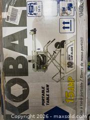 MaxSold Auction: NEW in BOX - Kobalt Portable Table Saw - Bremerton (Washington, USA) SELLER MANAGED Estate Sale Online Auction - Burwell Street