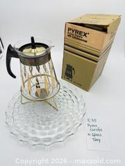 MaxSold Auction: Pyrex Carafe and Glass Tray - Bremerton (Washington, USA) SELLER MANAGED Estate Sale Online Auction - Burwell Street