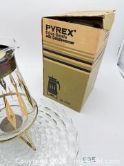 MaxSold Auction: Pyrex Carafe and Glass Tray - Bremerton (Washington, USA) SELLER MANAGED Estate Sale Online Auction - Burwell Street