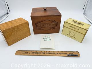 MaxSold Auction: Recipe Boxes - Bremerton (Washington, USA) SELLER MANAGED Estate Sale Online Auction - Burwell Street
