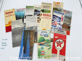 MaxSold Auction: Road Map Bundle - Bremerton (Washington, USA) SELLER MANAGED Estate Sale Online Auction - Burwell Street