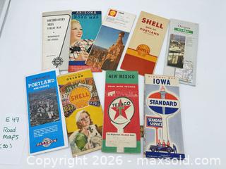 MaxSold Auction: Road Map Bundle - Bremerton (Washington, USA) SELLER MANAGED Estate Sale Online Auction - Burwell Street