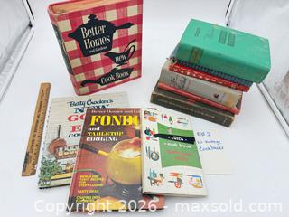MaxSold Auction: Vintage Cookbooks  - Bremerton (Washington, USA) SELLER MANAGED Estate Sale Online Auction - Burwell Street