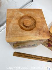 MaxSold Auction: Vintage Wood Canister Set - Bremerton (Washington, USA) SELLER MANAGED Estate Sale Online Auction - Burwell Street