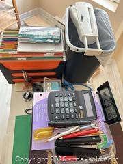 MaxSold Auction: Assorted Office Supplies Lot with Shredder, Trays, Calculator B - Ottawa (Ontario, Canada) PARTNER MANAGED Downsizing Online Auction - Carling Avenue (CONDO)