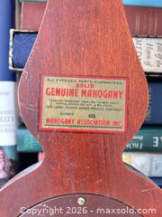 MaxSold Auction: Banjo-style Wall Barometer with Thermometer, Solid Mahogany - Ottawa (Ontario, Canada) PARTNER MANAGED Downsizing Online Auction - Carling Avenue (CONDO)