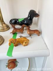 MaxSold Auction: Dachshund Dog Figurine Lot, Ceramic/Porcelain/Metal/Pottery B - Ottawa (Ontario, Canada) PARTNER MANAGED Downsizing Online Auction - Carling Avenue (CONDO)