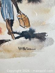 MaxSold Auction: F. Wilkinson Framed Matted Watercolor Harbor Scene, A - Ottawa (Ontario, Canada) PARTNER MANAGED Downsizing Online Auction - Carling Avenue (CONDO)