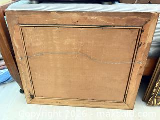 MaxSold Auction: Framed Landscape Watercolor Painting in Ornate Gilded Frame A - Ottawa (Ontario, Canada) PARTNER MANAGED Downsizing Online Auction - Carling Avenue (CONDO)