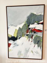 MaxSold Auction: Framed Signed Abstract Canvas Painting,  A - Ottawa (Ontario, Canada) PARTNER MANAGED Downsizing Online Auction - Carling Avenue (CONDO)