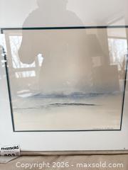 MaxSold Auction: Framed Signed Artwork by Patrick C. Fordyce — Minimal Coastal Watercolor A - Ottawa (Ontario, Canada) PARTNER MANAGED Downsizing Online Auction - Carling Avenue (CONDO)