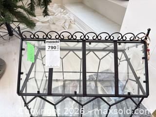MaxSold Auction: Glass & Metal Tabletop Terrarium Display Greenhouse A - Ottawa (Ontario, Canada) PARTNER MANAGED Downsizing Online Auction - Carling Avenue (CONDO)