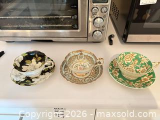 MaxSold Auction: Lot of 3 Bone China Cup & Saucer Sets — Paragon B - Ottawa (Ontario, Canada) PARTNER MANAGED Downsizing Online Auction - Carling Avenue (CONDO)