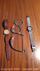MaxSold Auction: Lot of 5 Wrist Watches — Skagen, Elgin, Wood Watch A - Ottawa (Ontario, Canada) PARTNER MANAGED Downsizing Online Auction - Carling Avenue (CONDO)