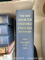 MaxSold Auction: Lot of books with Folio Society set, Oxford dictionary & vintage titles B - Ottawa (Ontario, Canada) PARTNER MANAGED Downsizing Online Auction - Carling Avenue (CONDO)