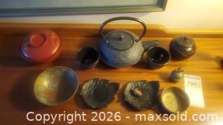 MaxSold Auction: Mixed Asian-Style Tea Set & Decorative Bowls (Lot) B - Ottawa (Ontario, Canada) PARTNER MANAGED Downsizing Online Auction - Carling Avenue (CONDO)