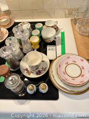 MaxSold Auction: Mixed china set: plates, teacups, egg cups & condiment pieces B - Ottawa (Ontario, Canada) PARTNER MANAGED Downsizing Online Auction - Carling Avenue (CONDO)