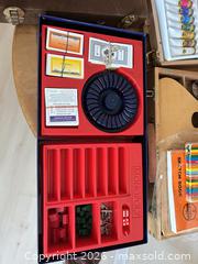 MaxSold Auction: Mixed Lot: Art Supplies and Board Games in Wooden Carry Cases B - Ottawa (Ontario, Canada) PARTNER MANAGED Downsizing Online Auction - Carling Avenue (CONDO)